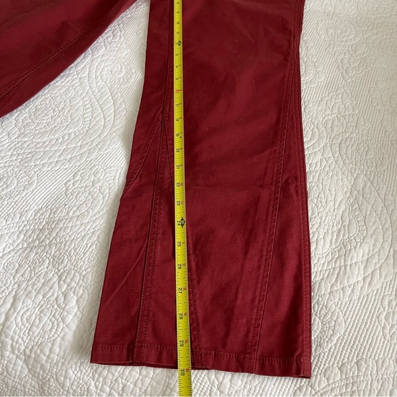 Free People Women’s Voyage Utility High Rise Wide Leg Cargo Pants in Red Size XS - Picture 11 of 16